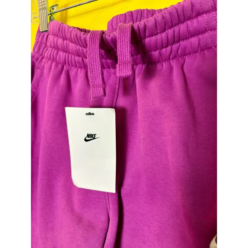 NWT - Nike - Girls Fleece Joggers - Hot Fuchsia - Size Med.